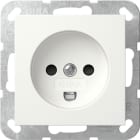 GIRA - Steckd. Dänisch SH System 55 Reinweiß m