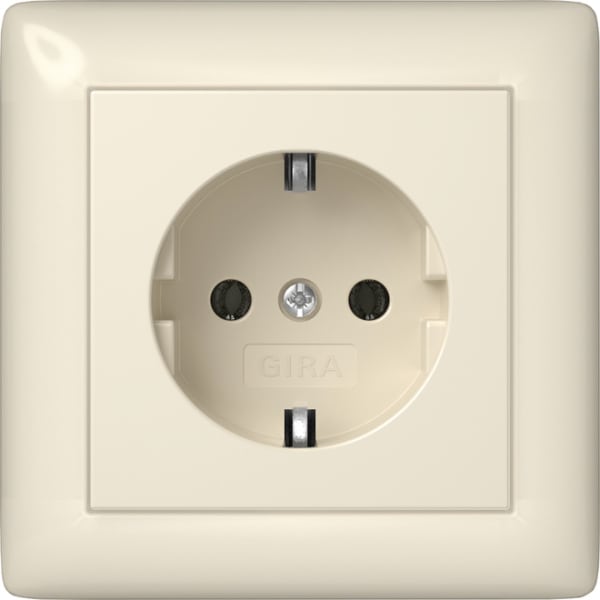 GIRA - SCHUKO-Steckd. Vollpl. Standard 55 Cremeweiß