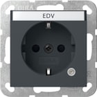 GIRA - SCHUKO-Steckd. Kontroll + BSF System 55 Anthrazit