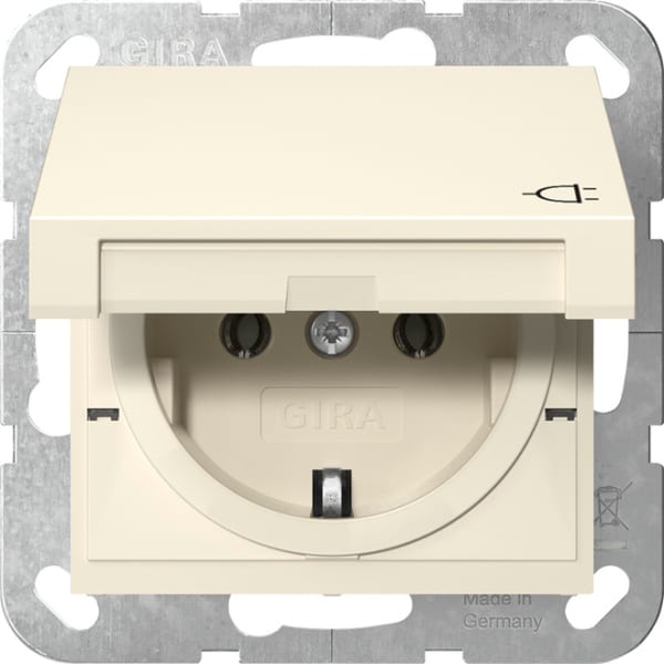 GIRA - SCHUKO-Steckd. KD System 55 Cremeweiß