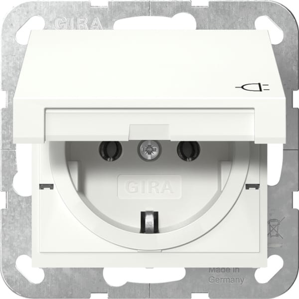 GIRA - SCHUKO-Steckd. KD System 55 Reinweiß