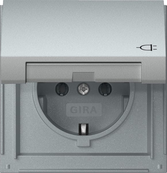 GIRA - SCHUKO-Steckd. KD Gira TX_44 F Alu