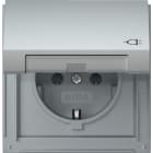 GIRA - SCHUKO-Steckd. KD Gira TX_44 F Alu
