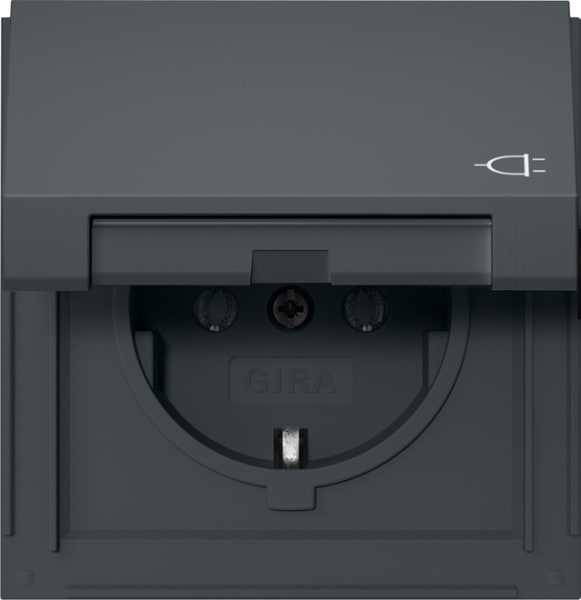 GIRA - SCHUKO-Steckd. KD Gira TX_44 Anthrazit