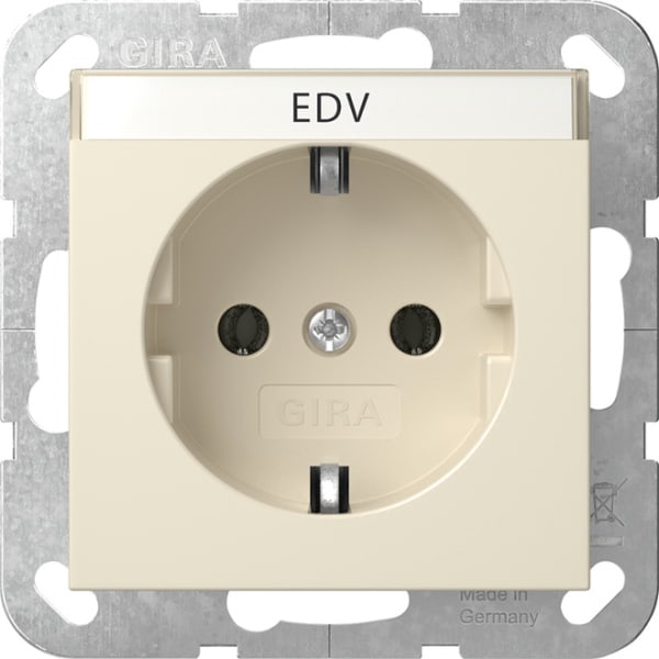 GIRA - SCHUKO-Steckd. BSF System 55 Cremeweiß