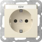 GIRA - SCHUKO-Steckd. BSF System 55 Cremeweiß