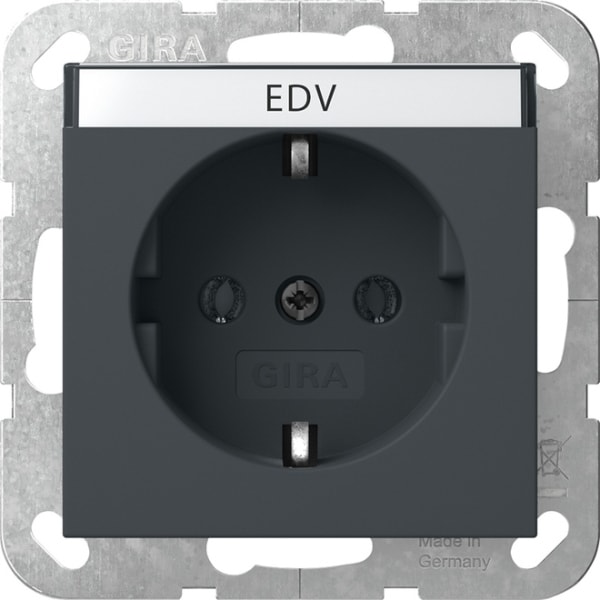 GIRA - SCHUKO-Steckd. BSF System 55 Anthrazit