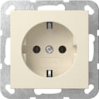 GIRA - SCHUKO-Steckd. o.Kr. System 55 Cremeweiß