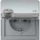 GIRA - SCHUKO-Steckd. KD Schloss sortiert + BSF Gira TX_44 F Alu