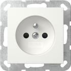 GIRA - Steckd. Erdstift + SH System 55 Reinweiß