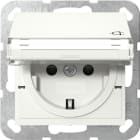 GIRA - SCHUKO-Steckd. KD BSF + SH System 55 Reinweiß