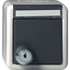GIRA - SCHUKO-Steckd. KD Schloss sortiert + BSF WG AP Grau