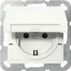 GIRA - SCHUKO-Steckd. KD + SH SRK System 55 Reinweiß m