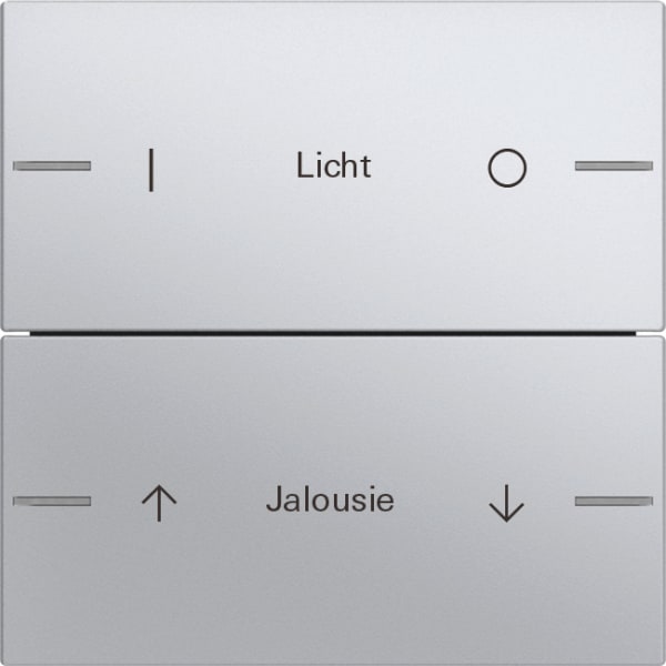 GIRA - Wippenset 2f individuell Tastsensor 4 System 55 Farbe Alu