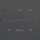GIRA - Wippenset 2f individuell Tastsensor 4 System 55 Anthrazit