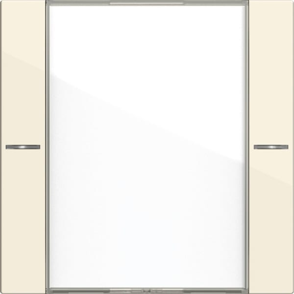 GIRA - Wippenset 1f Beschriftungsfeld Tastsensor 4 System 55 Klar/Cremeweiß