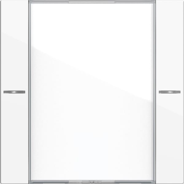 GIRA - Wippenset 1f Beschriftungsfeld Tastsensor 4 System 55 Klar/Reinweiß