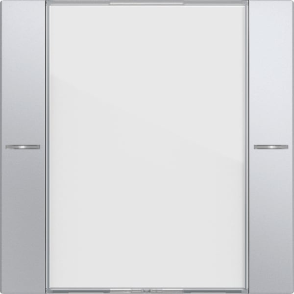 GIRA - Wippenset 1f Beschriftungsfeld Tastsensor 4 System 55 Klar/Farbe Alu