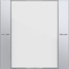 GIRA - Wippenset 1f Beschriftungsfeld Tastsensor 4 System 55 Klar/Farbe Alu