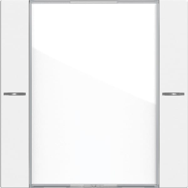 GIRA - Wippenset 1f Beschriftungsfeld Tastsensor 4 System 55 Klar/Reinweiß matt