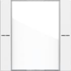 GIRA - Wippenset 1f Beschriftungsfeld Tastsensor 4 System 55 Klar/Reinweiß matt