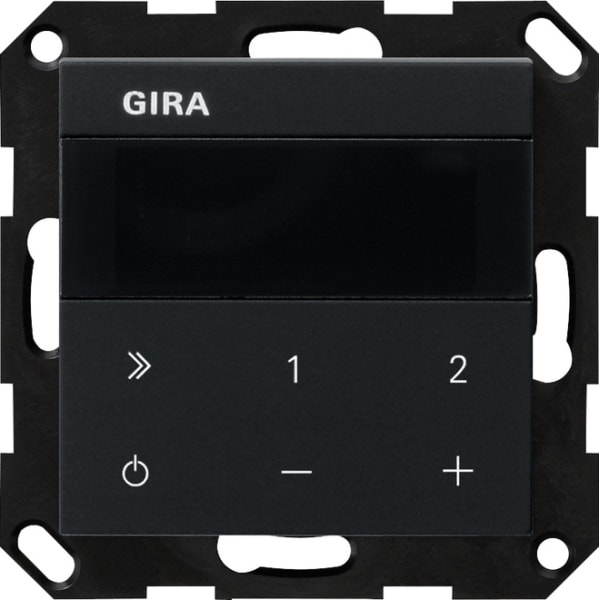 GIRA - UP-Radio IP System 55 Schwarz m