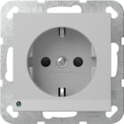 GIRA - SCHUKO-Steckd. LED-Leuchte + SH System 55 Grau m