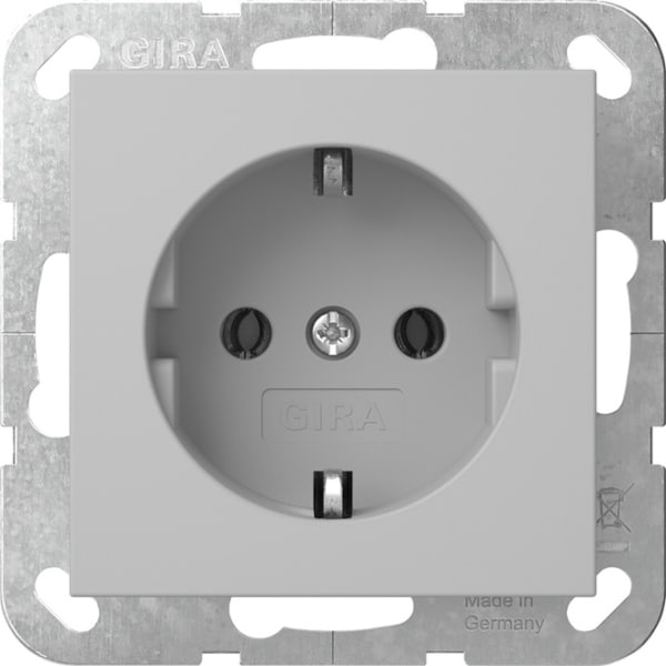 GIRA - SCHUKO-Steckd. SRK System 55 Grau m
