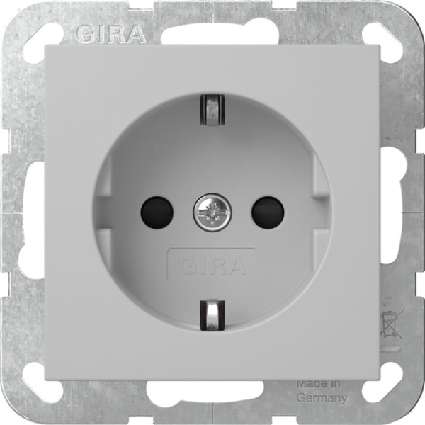 GIRA - SCHUKO-Steckd. SH SRK System 55 Grau m