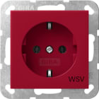 GIRA - SCHUKO-Steckd. WSV System 55 Rot