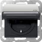 GIRA - SCHUKO-Steckd. KD + BSF System 55 Edelstahl