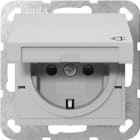 GIRA - SCHUKO-Steckd. KD + SH System 55 Grau m