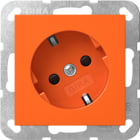GIRA - SCHUKO-Steckd. 30° + SH ZSV System 55 Orange