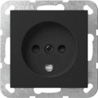 GIRA - Steckd. Dänisch SH System 55 Schwarz m
