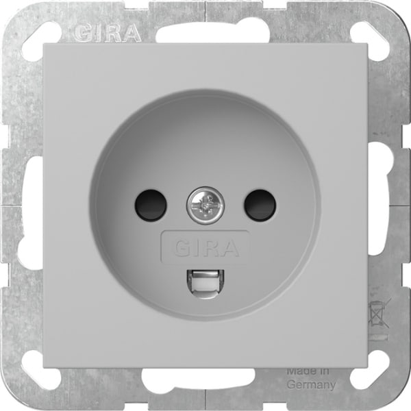 GIRA - Steckd. Dänisch SH System 55 Grau m