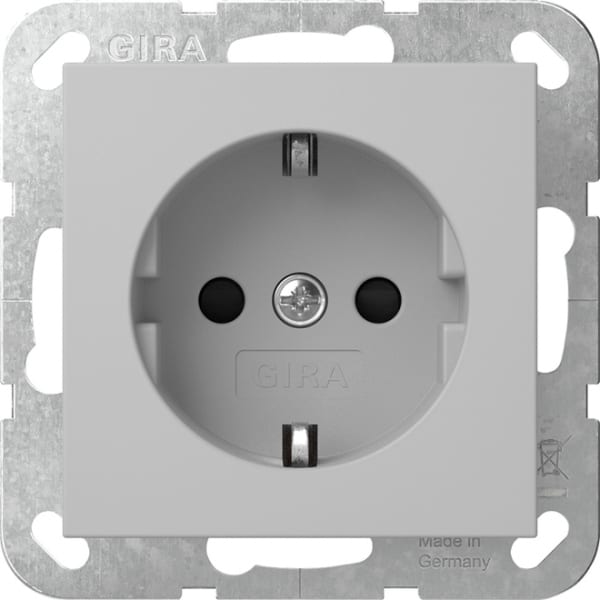 GIRA - SCHUKO-Steckd. SH System 55 Grau m
