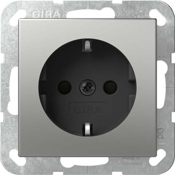 GIRA - SCHUKO-Steckd. SH System 55 Edelstahl
