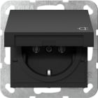 GIRA - SCHUKO-Steckd. KD System 55 Schwarz m