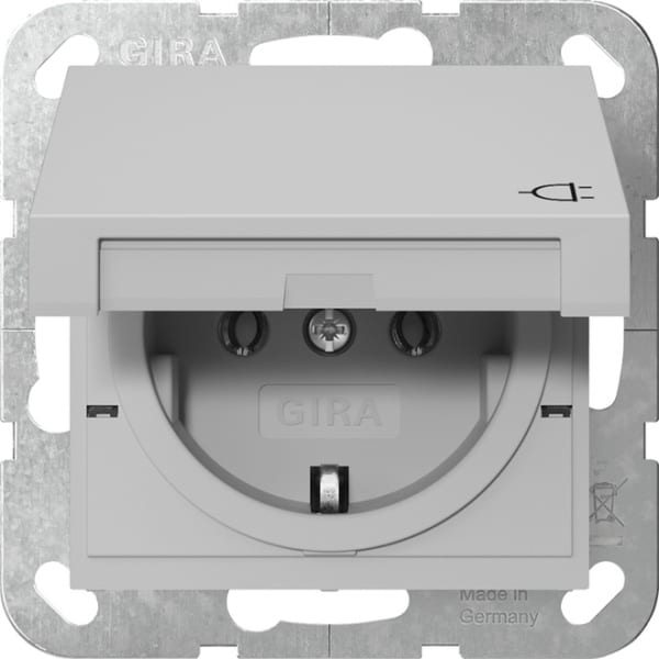 GIRA - SCHUKO-Steckd. KD System 55 Grau m
