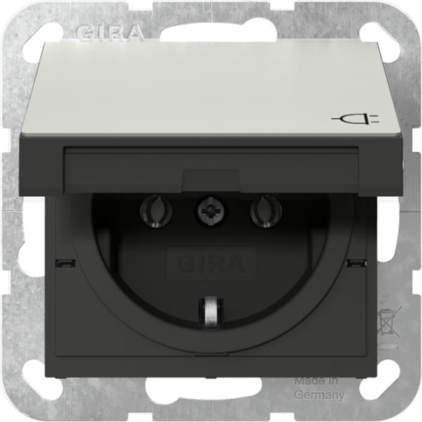 GIRA - SCHUKO-Steckd. KD System 55 Edelstahl