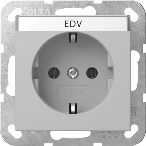 GIRA - SCHUKO-Steckd. BSF System 55 Grau m