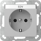 GIRA - SCHUKO-Steckd. BSF + SH System 55 Grau m