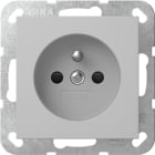 GIRA - Steckd. Erdstift + SH System 55 Grau m