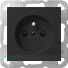 GIRA - Steckd. Erdstift LED-Leuchte + SH System 55 Schwarz m