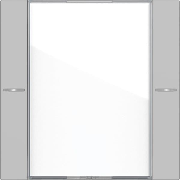 GIRA - Wippenset 1f Beschriftungsfeld Tastsensor 4 System 55 Klar/Grau matt