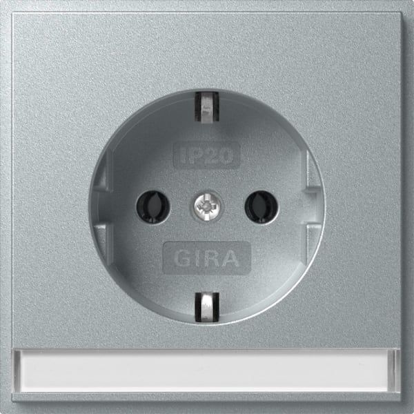 GIRA - SCHUKO-Steckd. BSF + SH (IP20) Gira TX_44 F Alu