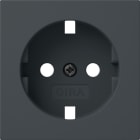 GIRA - Abd. SCHUKO-Steckd. System 55 Anthrazit
