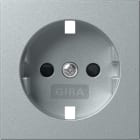GIRA - Abd. SCHUKO-Steckd. SH System 55 F Alu