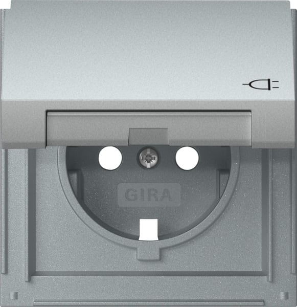 GIRA - Abd. SCHUKO-Steckd. KD Gira TX_44 F Alu