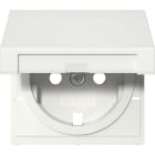 GIRA - Abd. SCHUKO-Steckd. KD + SH System 55 Reinweiß